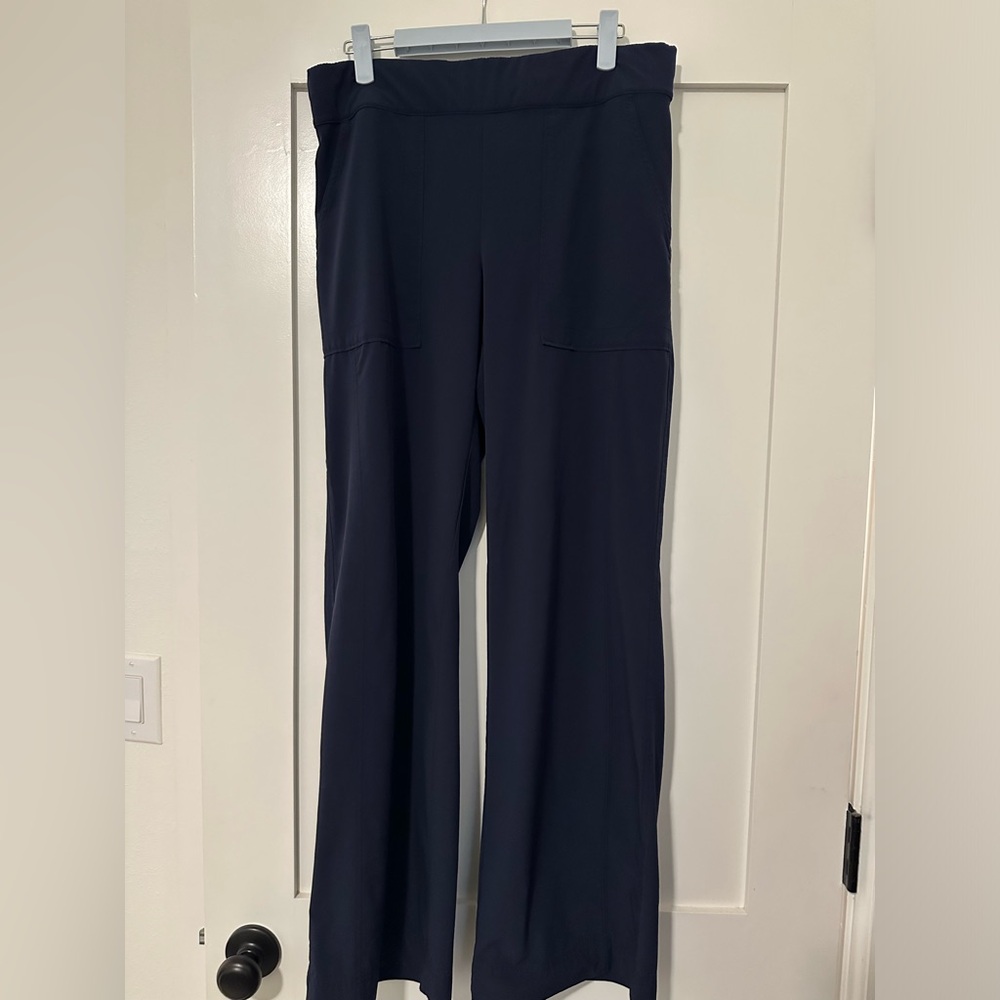 Athleta Women's Navy Wide Leg Pants size 10